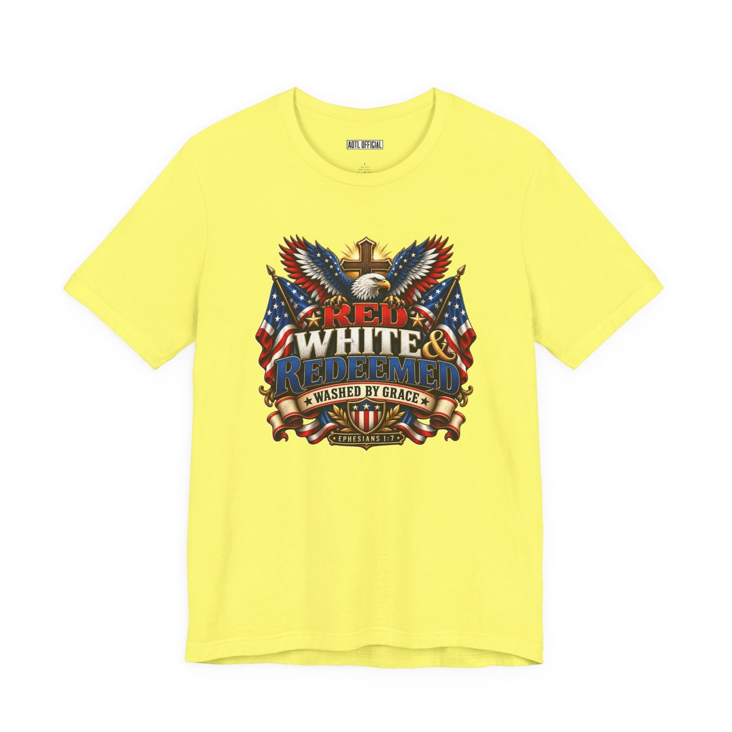 Red, White & Redeemed Christian T-shirt