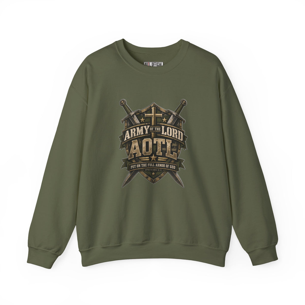 AOTL — Full Armor of God Christian Sweatshirt