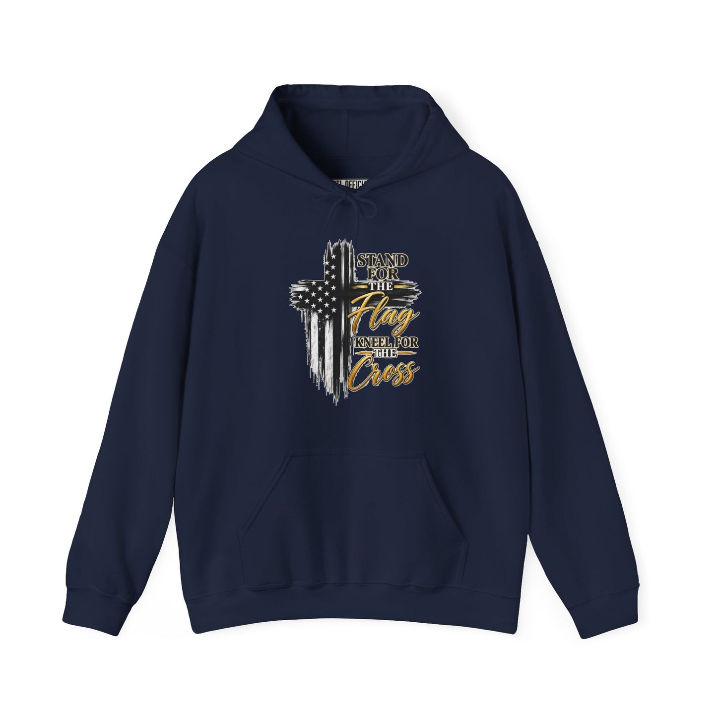 Stand for the Flag, Kneel for the Cross Christian Hoodie