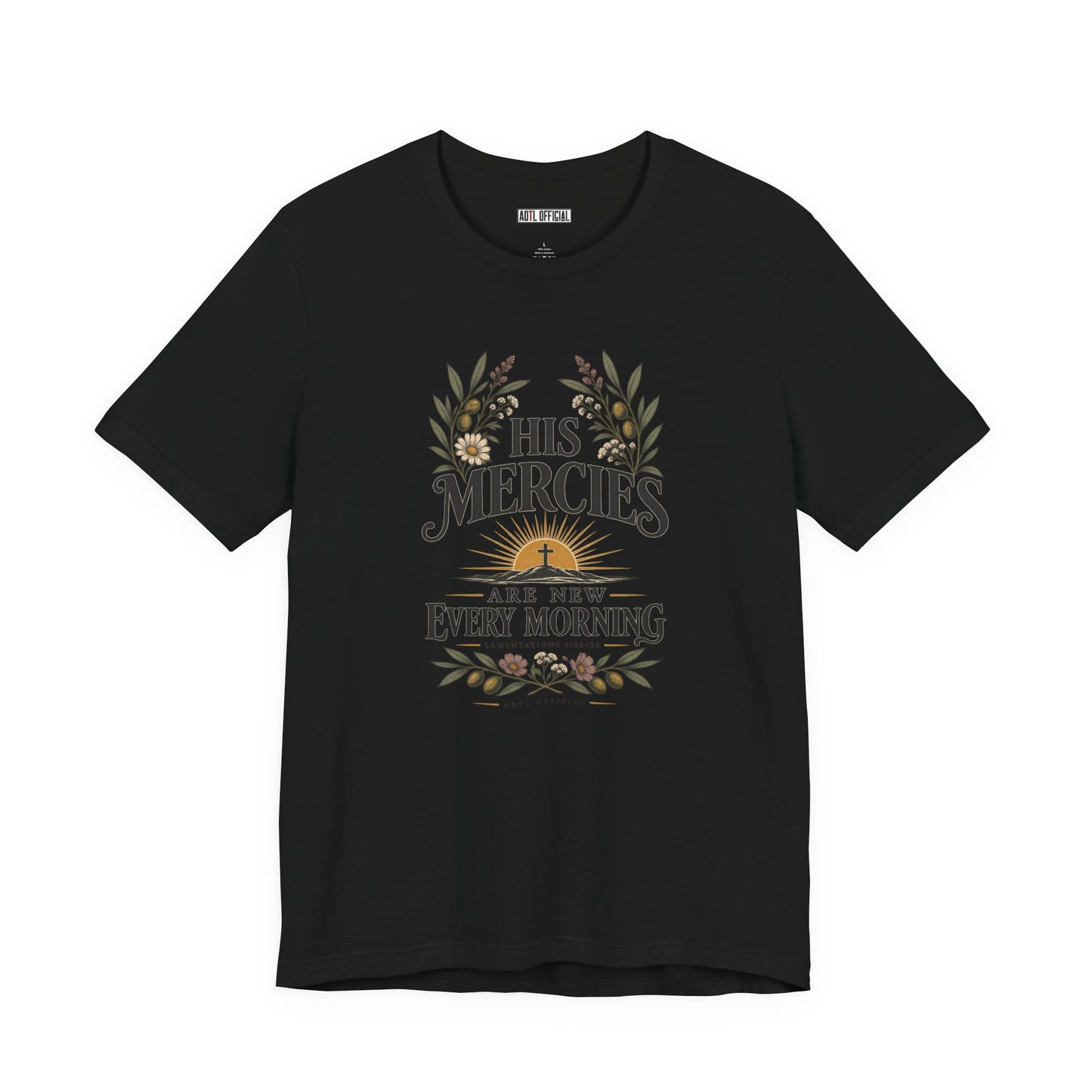 His Mercies Are New Every Morning Christian T-shirt