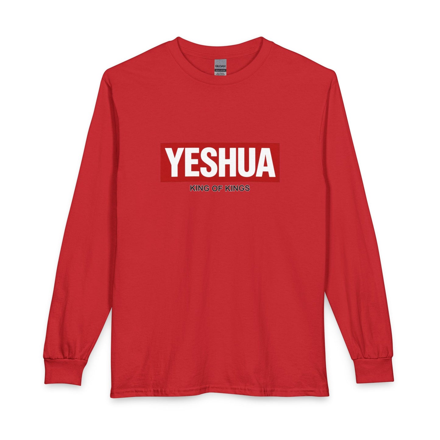 Yeshua Box Logo Christian Long Sleeve Shirt