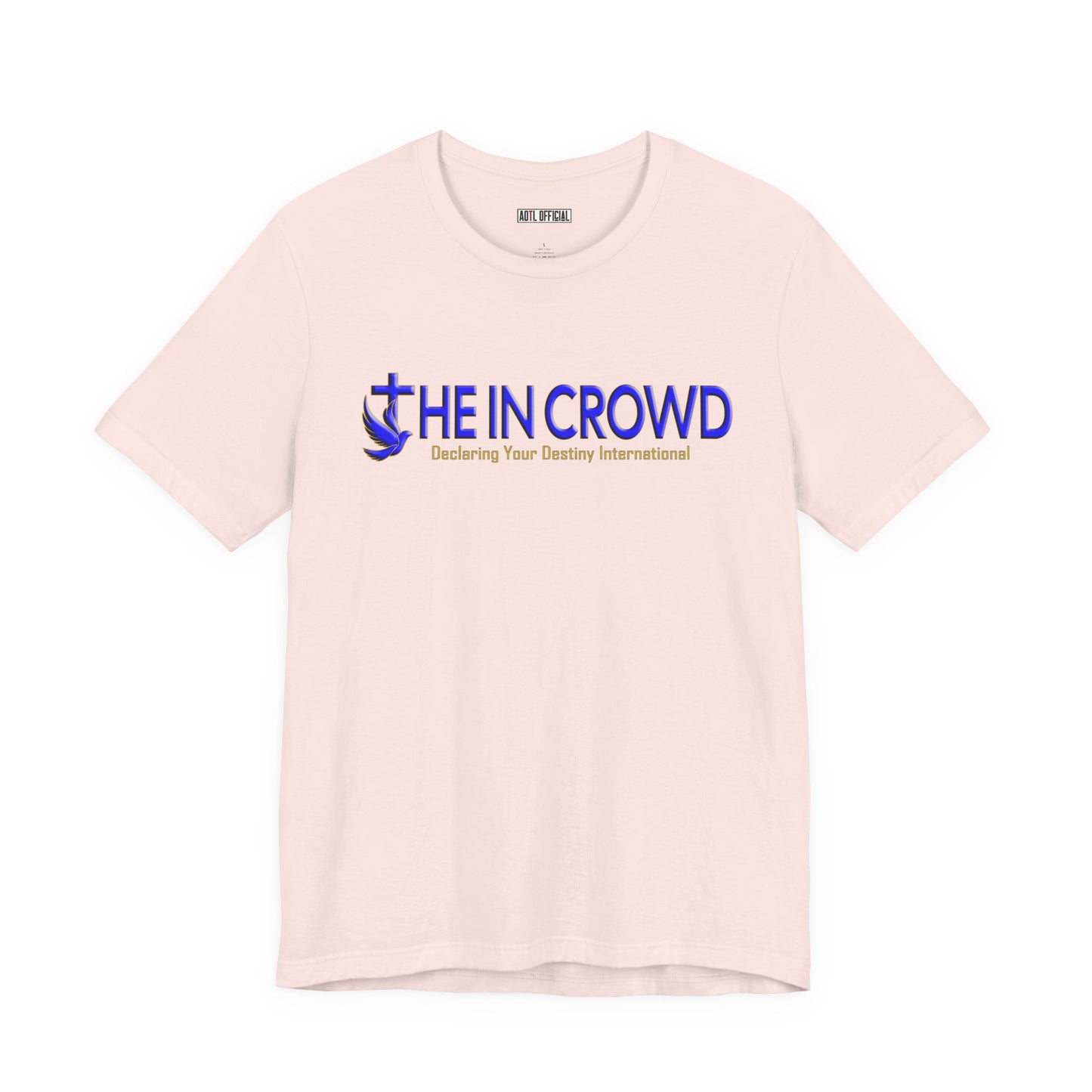 The In Crowd Blue & Gold logo t-shirt
