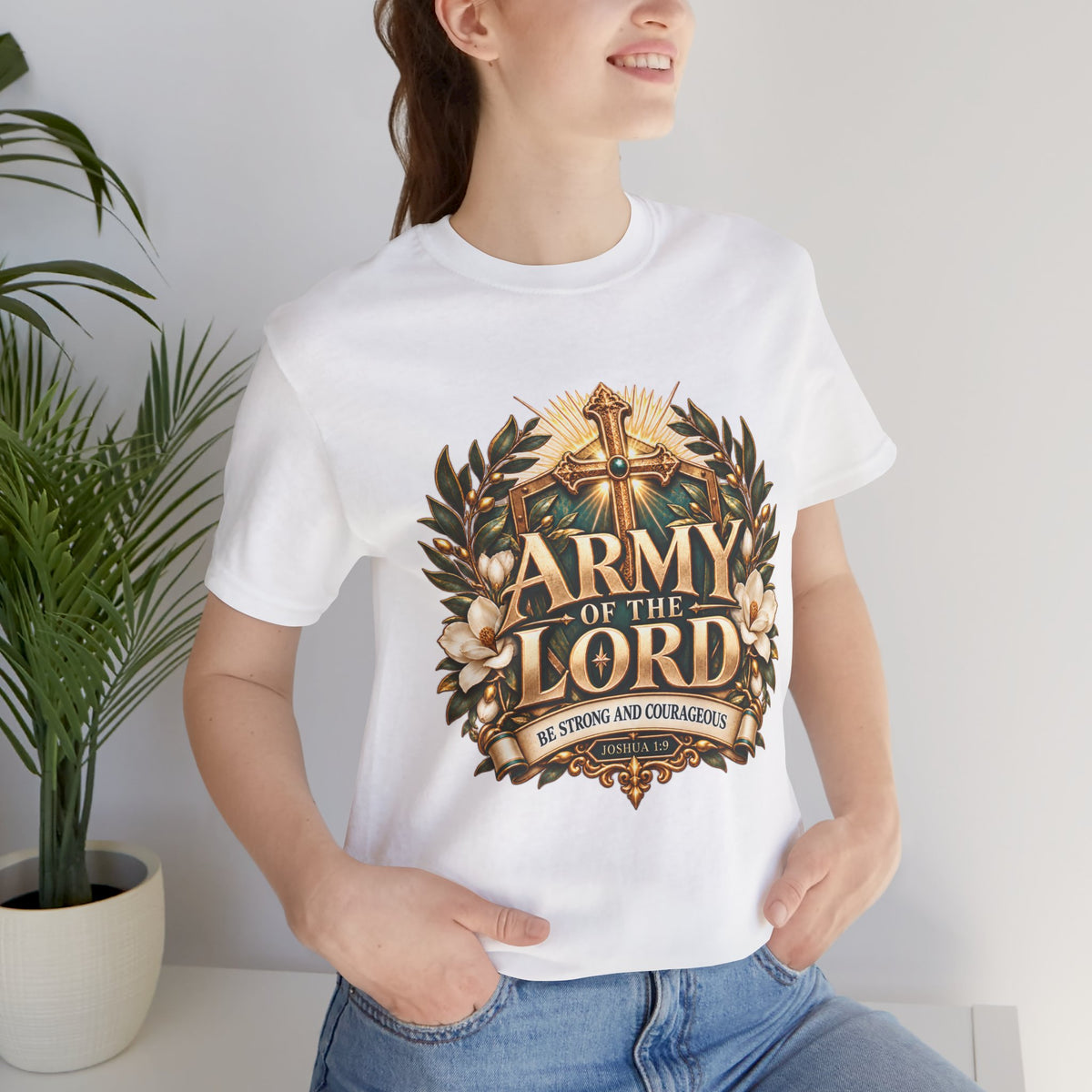 Army of the Lord — Strong and Courageous Christian T-shirt