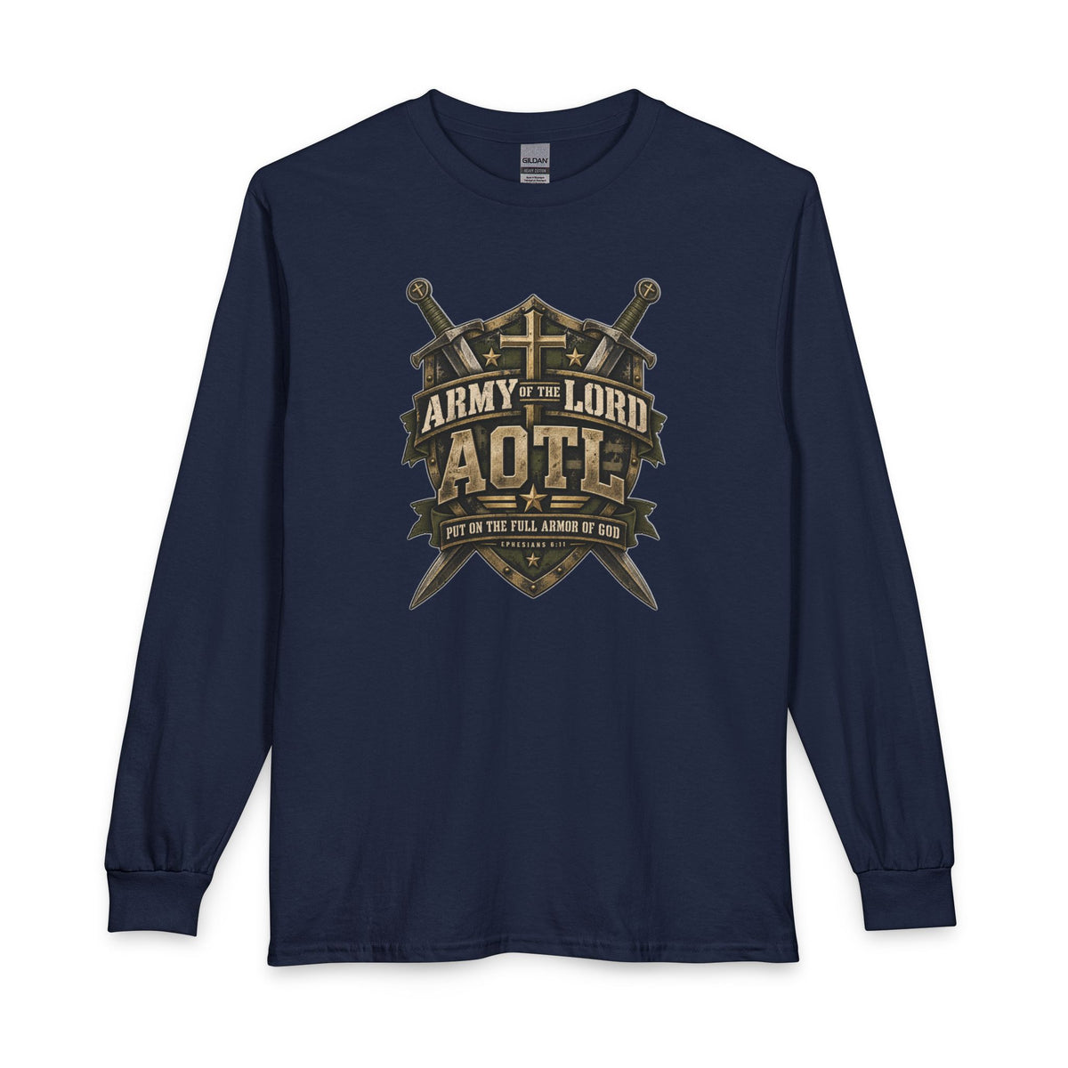 AOTL — Full Armor of God Christian Long Sleeve Shirt