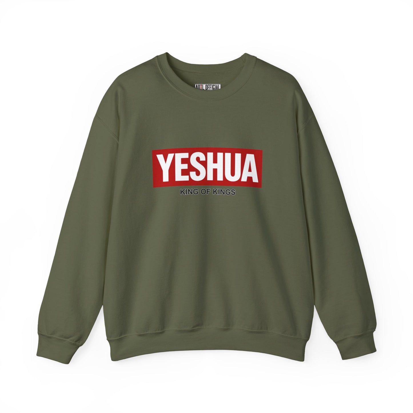 Yeshua Box Logo Classic Unisex Heavy Blend™ Crewneck Sweatshirt