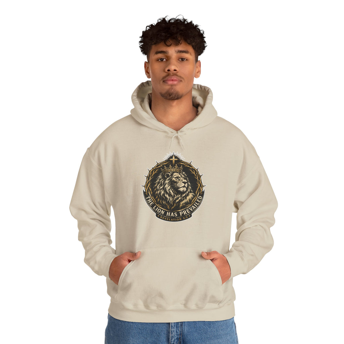 Lion of Judah — The Lion Has Prevailed Christian Hoodie