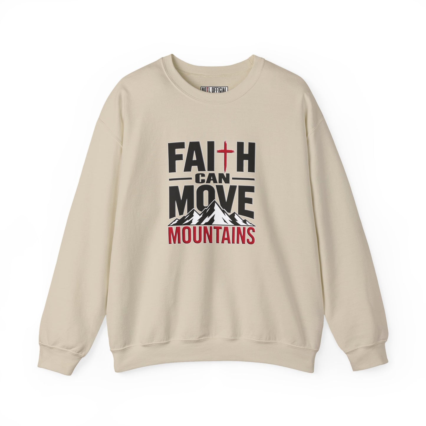 Faith Can Move Mountains Christian Sweatshirt