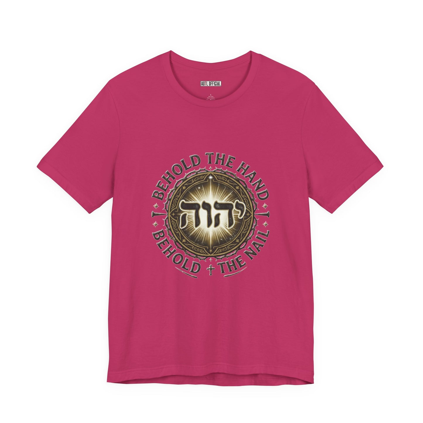 Behold The Hand, Behold The Nail Classic Unisex Short Sleeve Tee