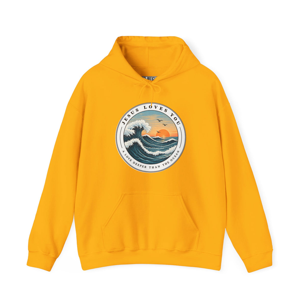 Jesus Loves You — A Love Deeper Than the Ocean Christian Hoodie