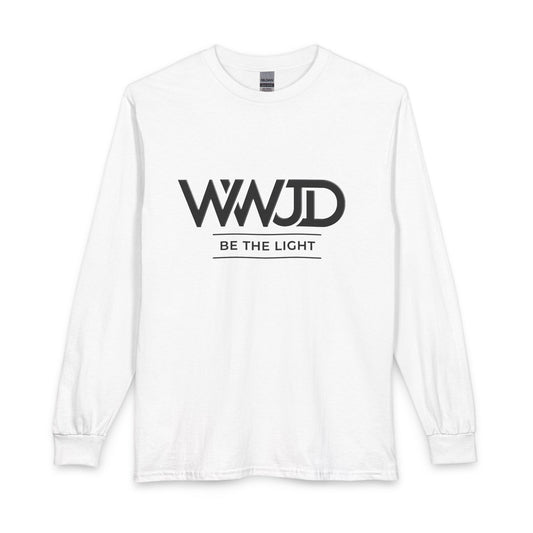 WWJD Faith Reminder Christian Long Sleeve Shirt