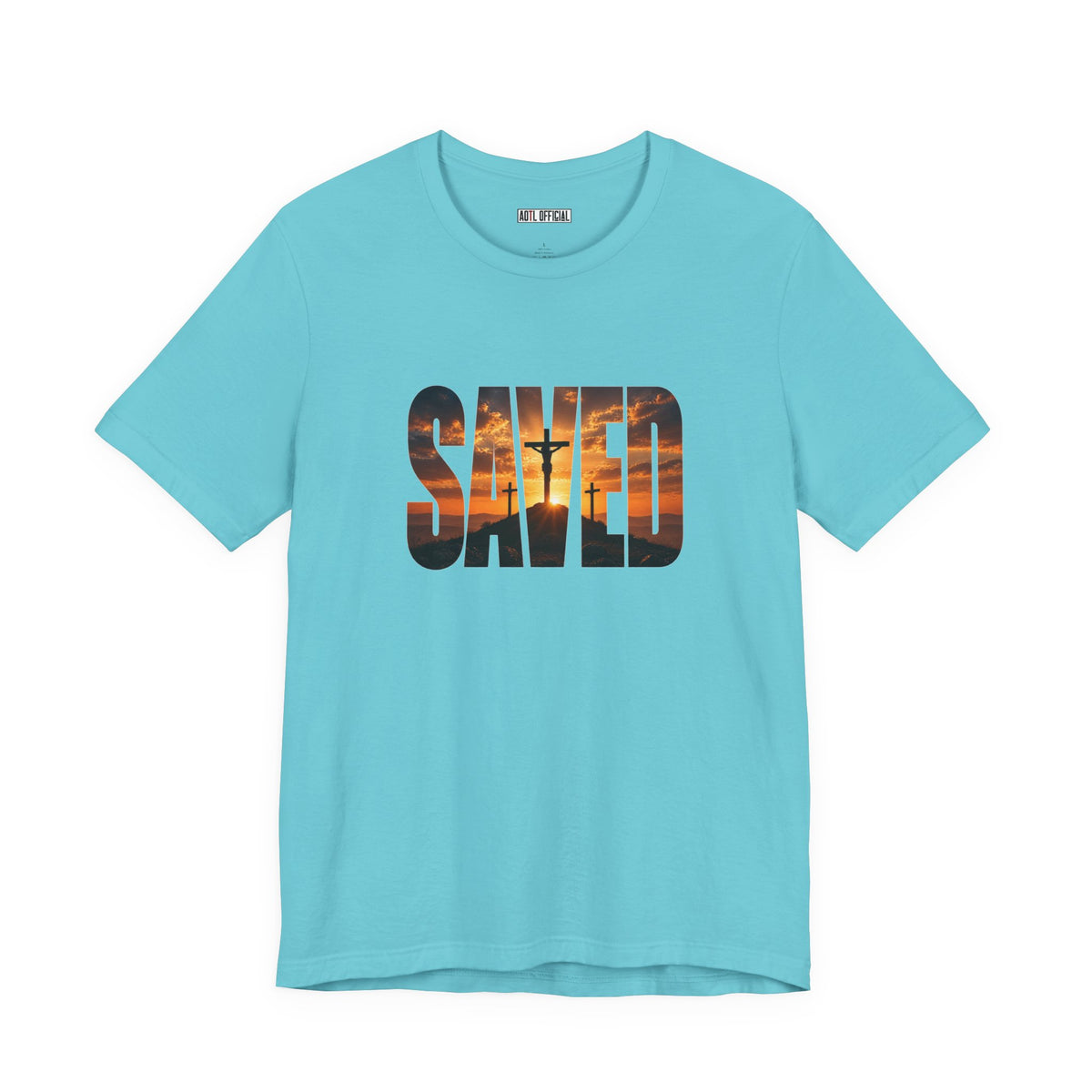 Saved — By the Cross Christian T-shirt