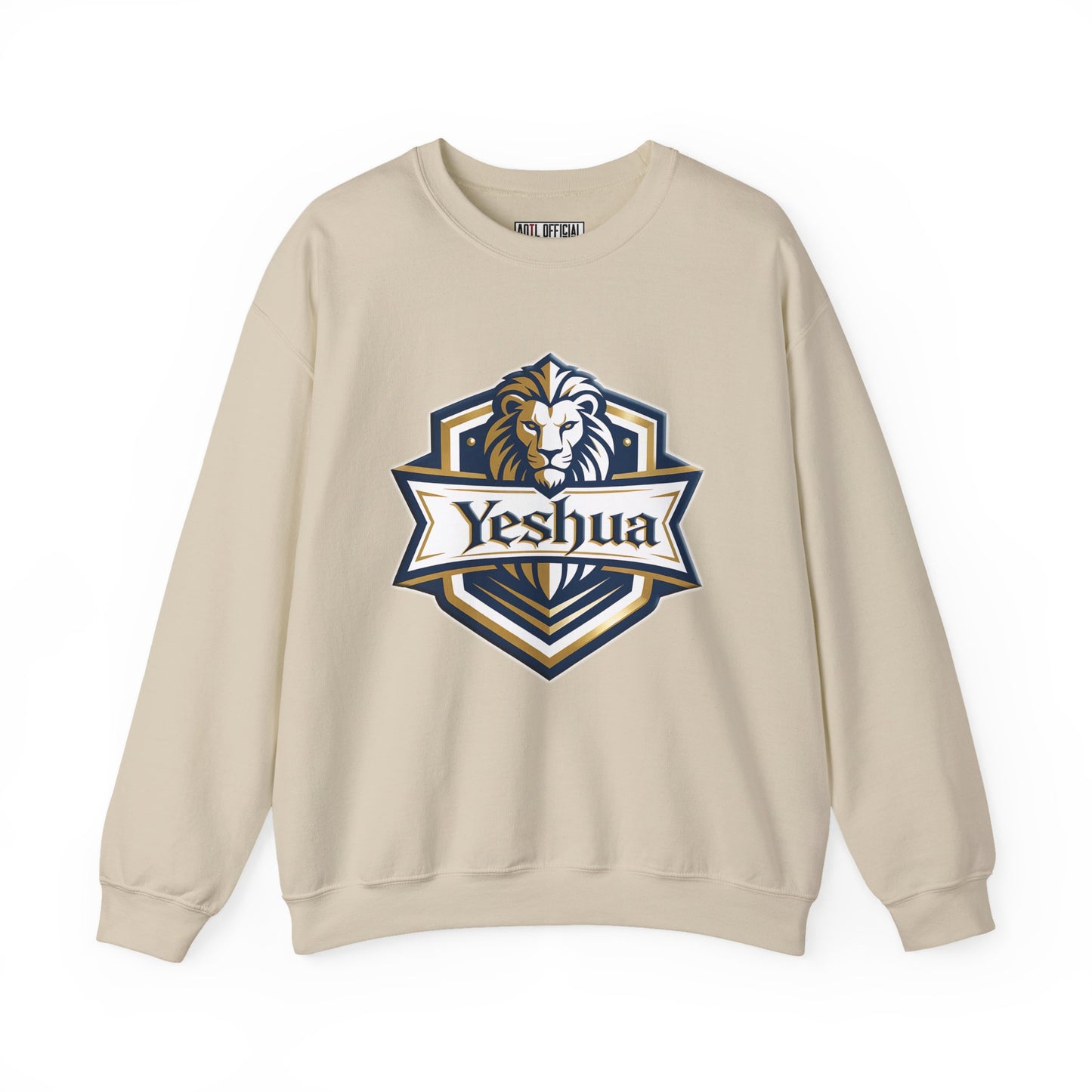 Yeshua Strength Crest  Unisex Heavy Blend™ Crewneck Sweatshirt