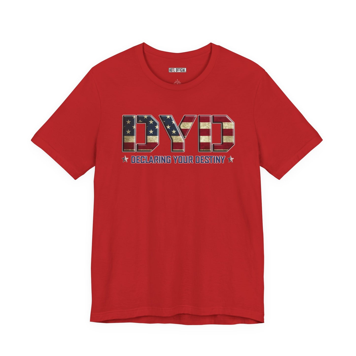 Declaring Your Destiny USA logo/Alpha & Omega USA
