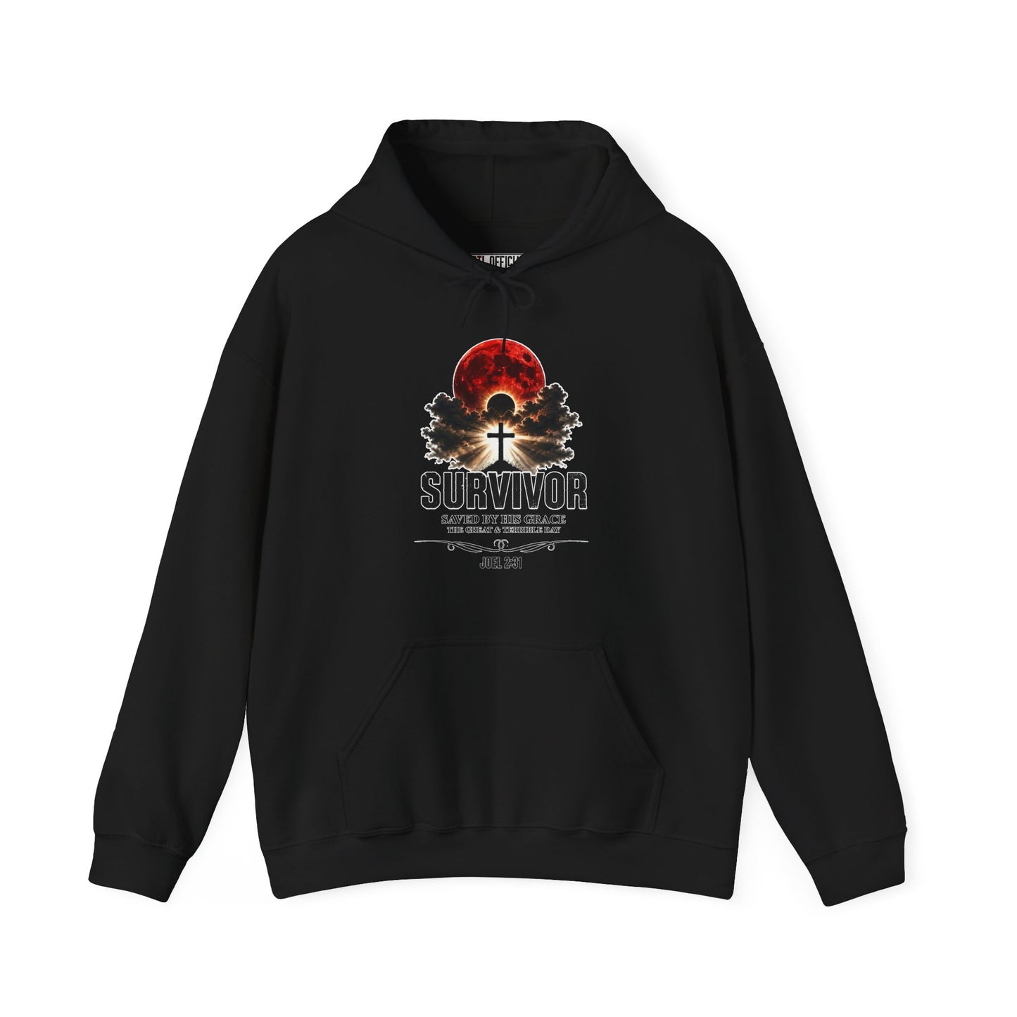 Survivor - Saved by His Grace (Joel 2:31) Christian Hoodie