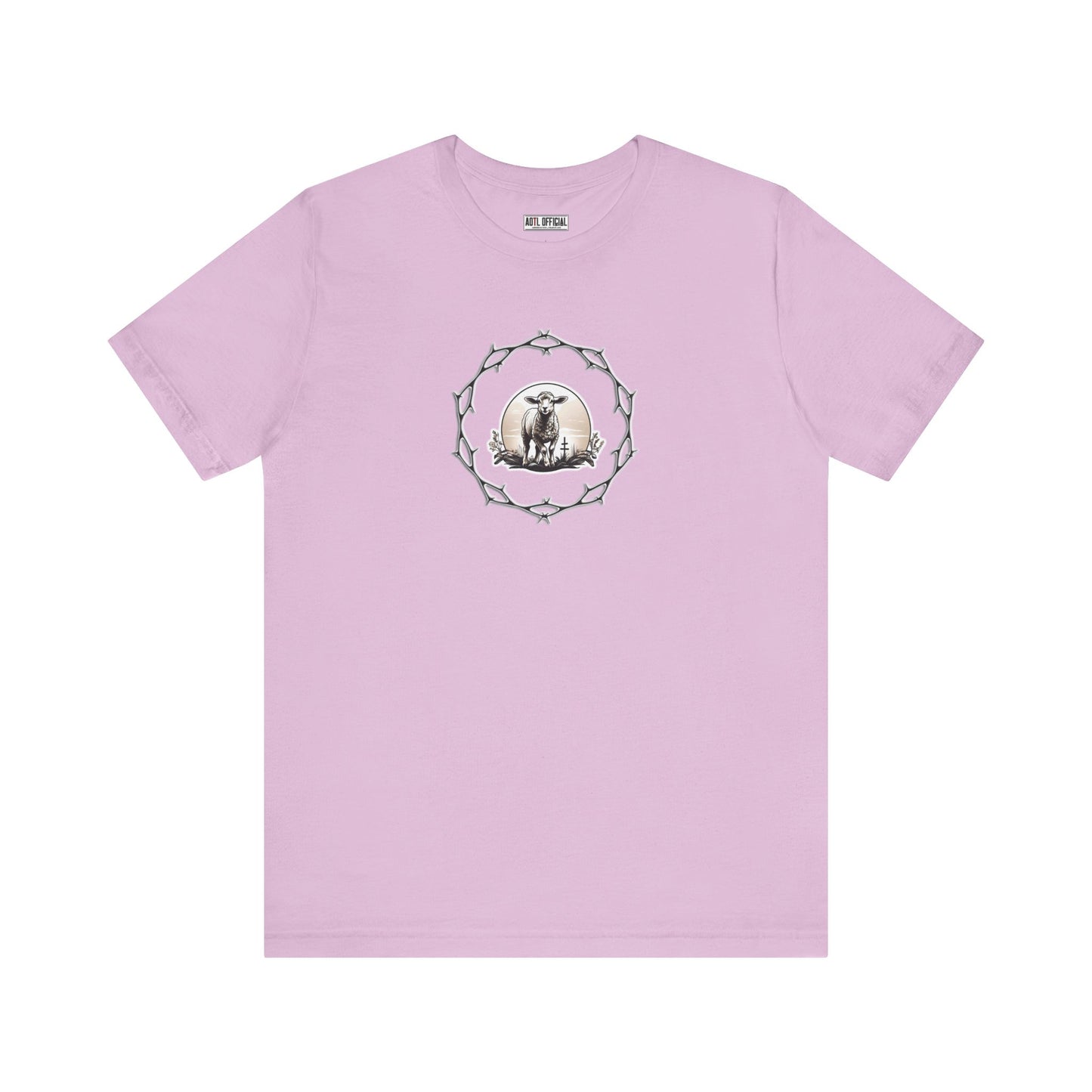 Circle of Thorns & Sacrificial Lamb Unisex  Short Sleeve Tee