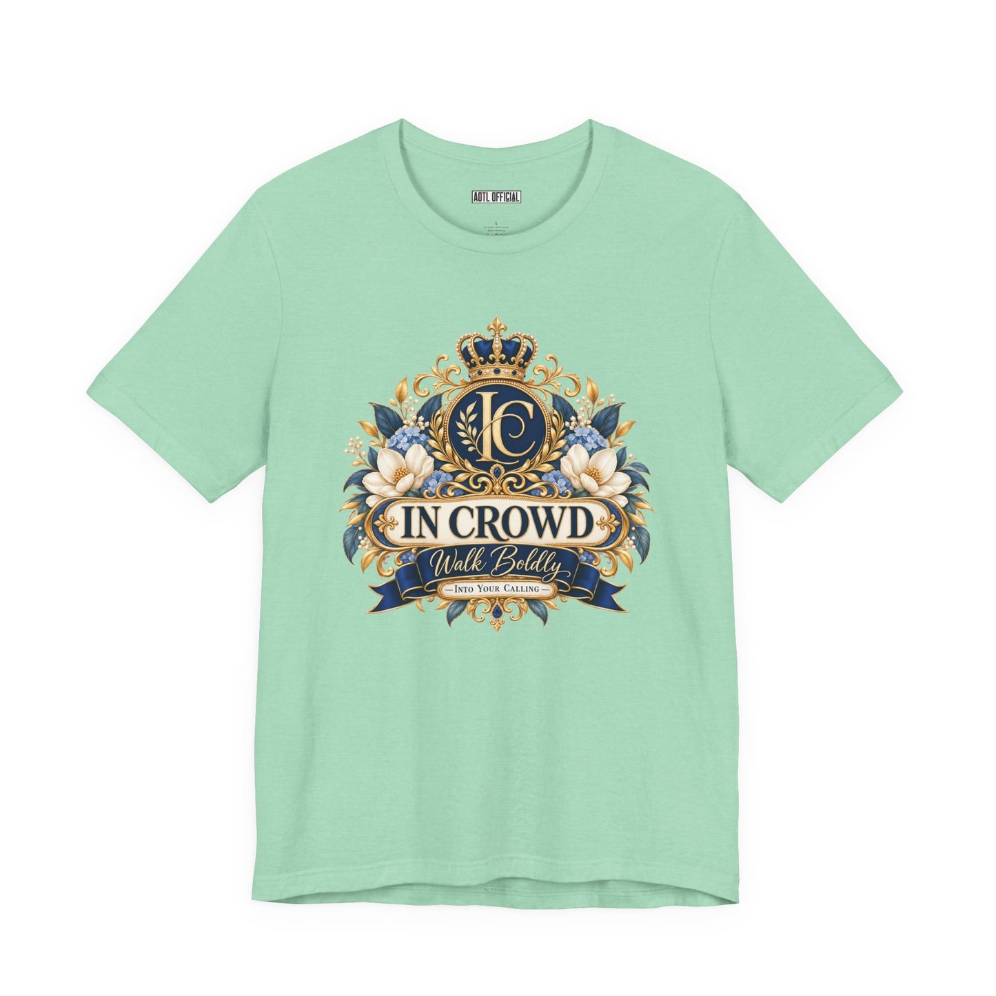 In Crowd – Walk Boldly Christian T-shirt