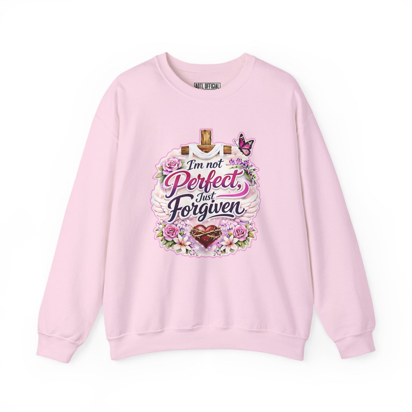 I'm Not Perfect, Just Forviven Nature Edition Unisex Heavy Blend™ Crewneck Sweatshirt