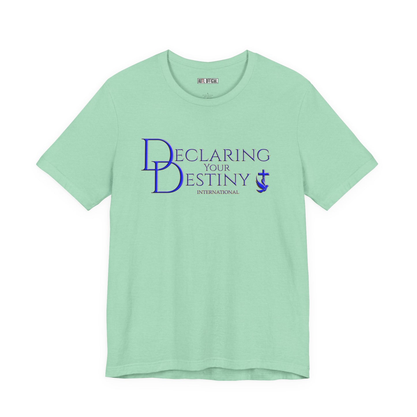 Declaring Your Destiny Blue & Gold logo/Philippians 4:13