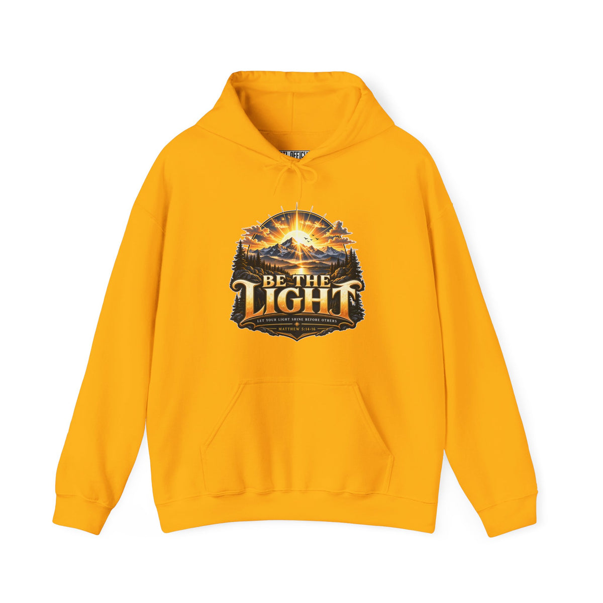 Be the Light – Matthew 5:14-16 Christian Mountain Design Christian Hoodie