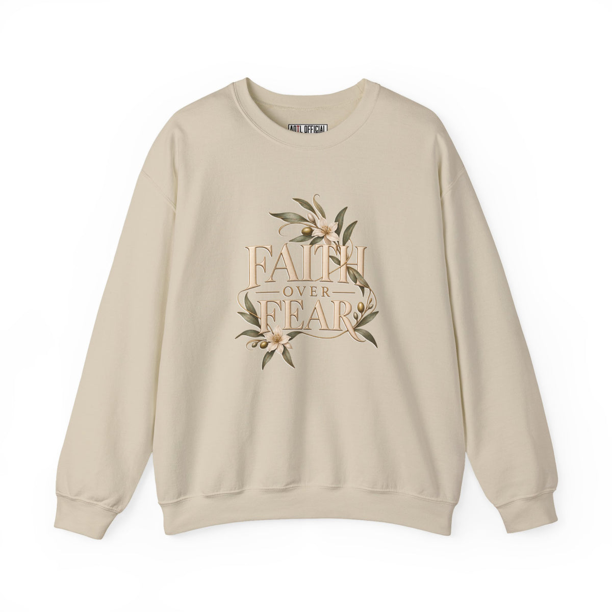 Faith Over Fear Christian  Sweatshirt