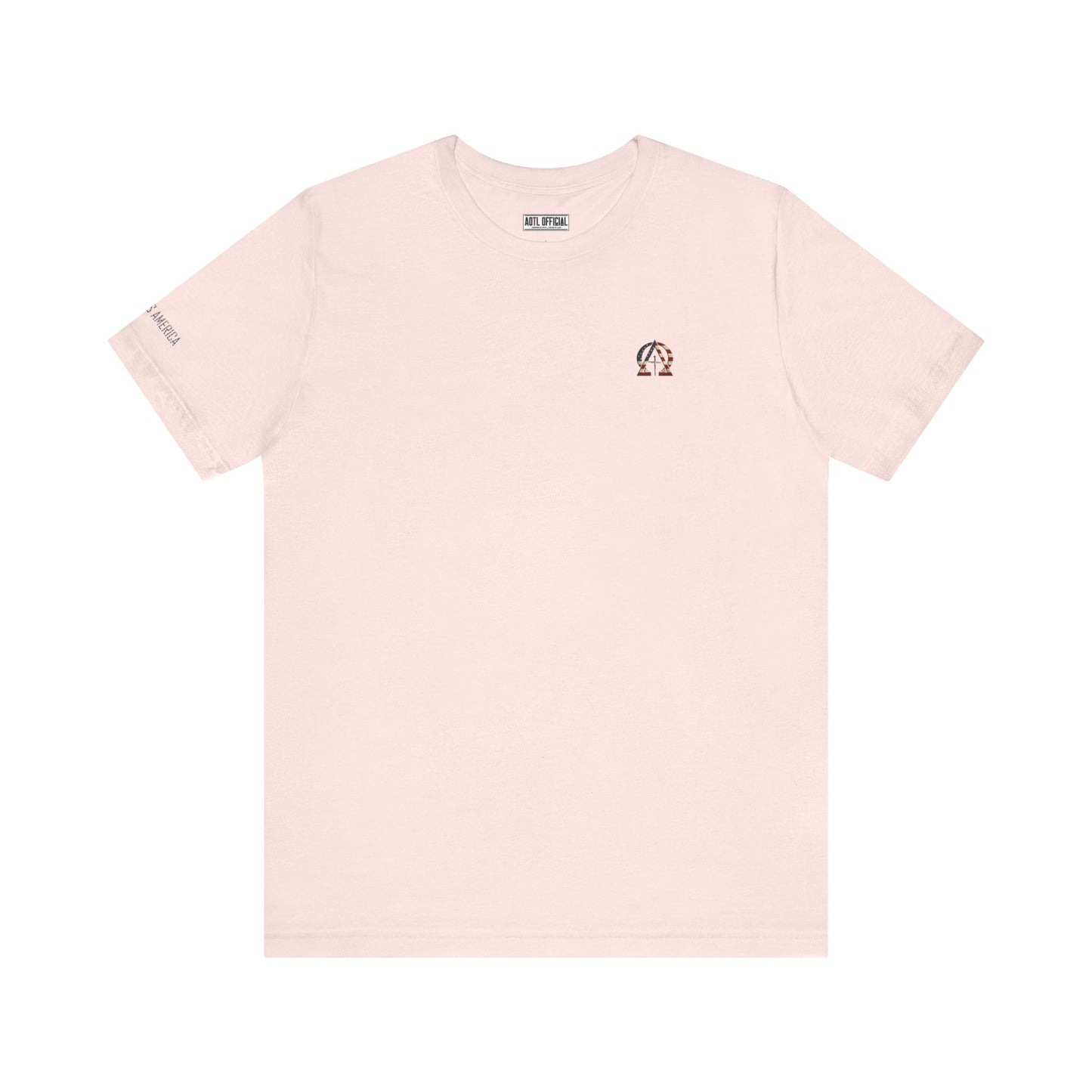 Alpha & Omega USA Emblem Unisex  Patriotic Christian T-shirt