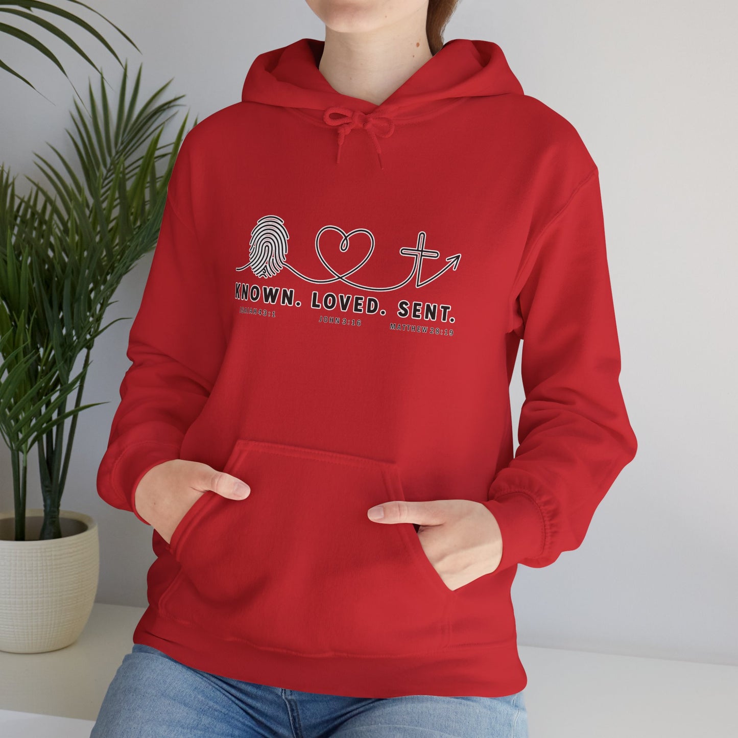 Known. Loved. Sent. Christian Hoodie