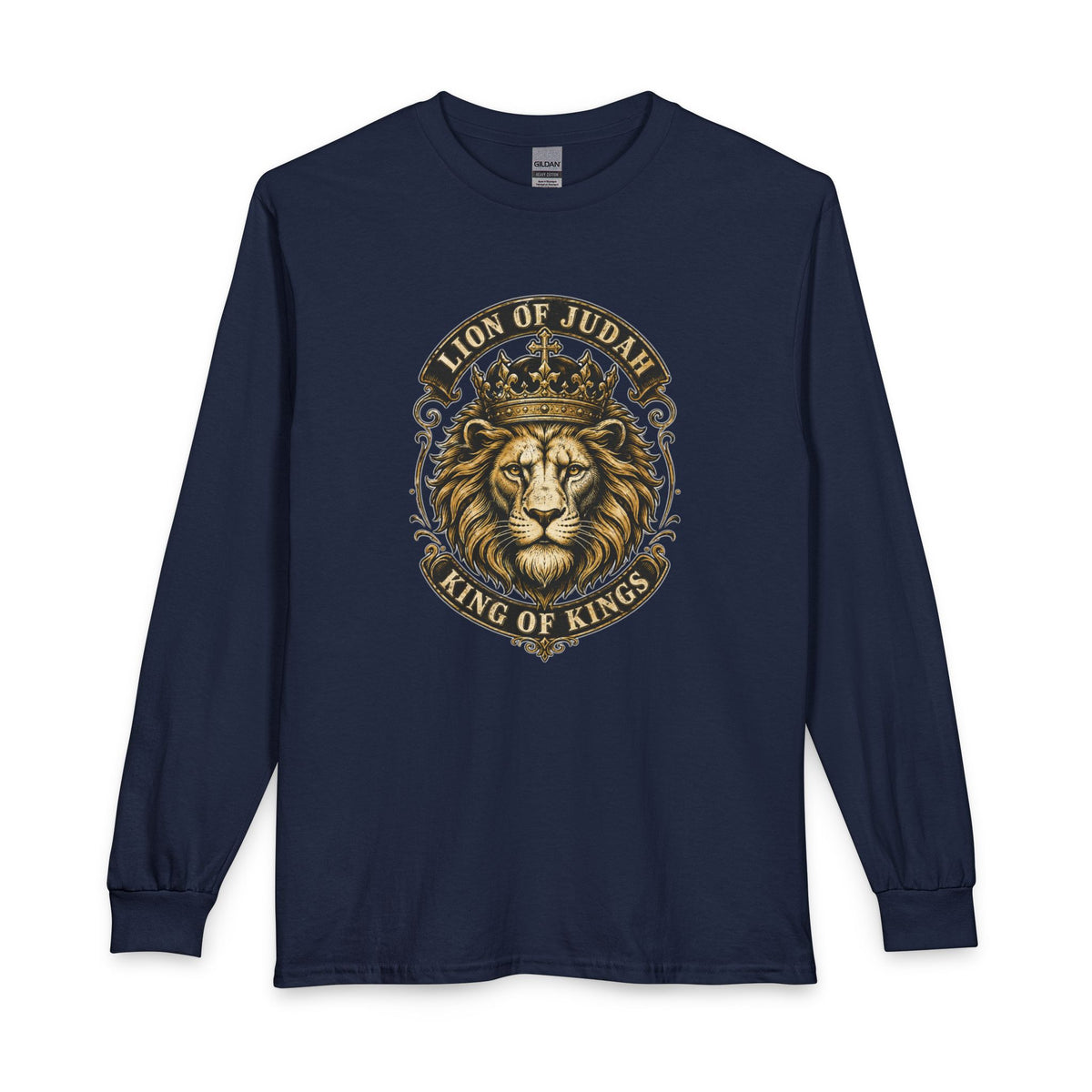 Lion of Judah – King of Kings Christian Long Sleeve Shirt