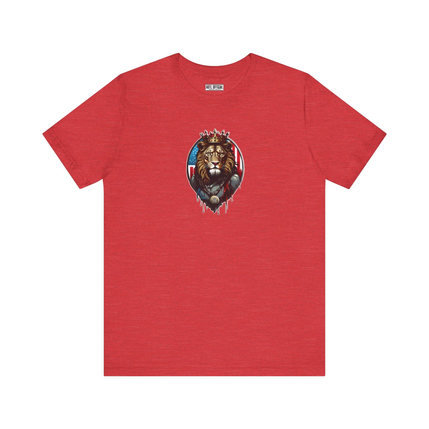Royal Majesty: Lion of Judah Crowned  Unisex Short Sleeve Tee