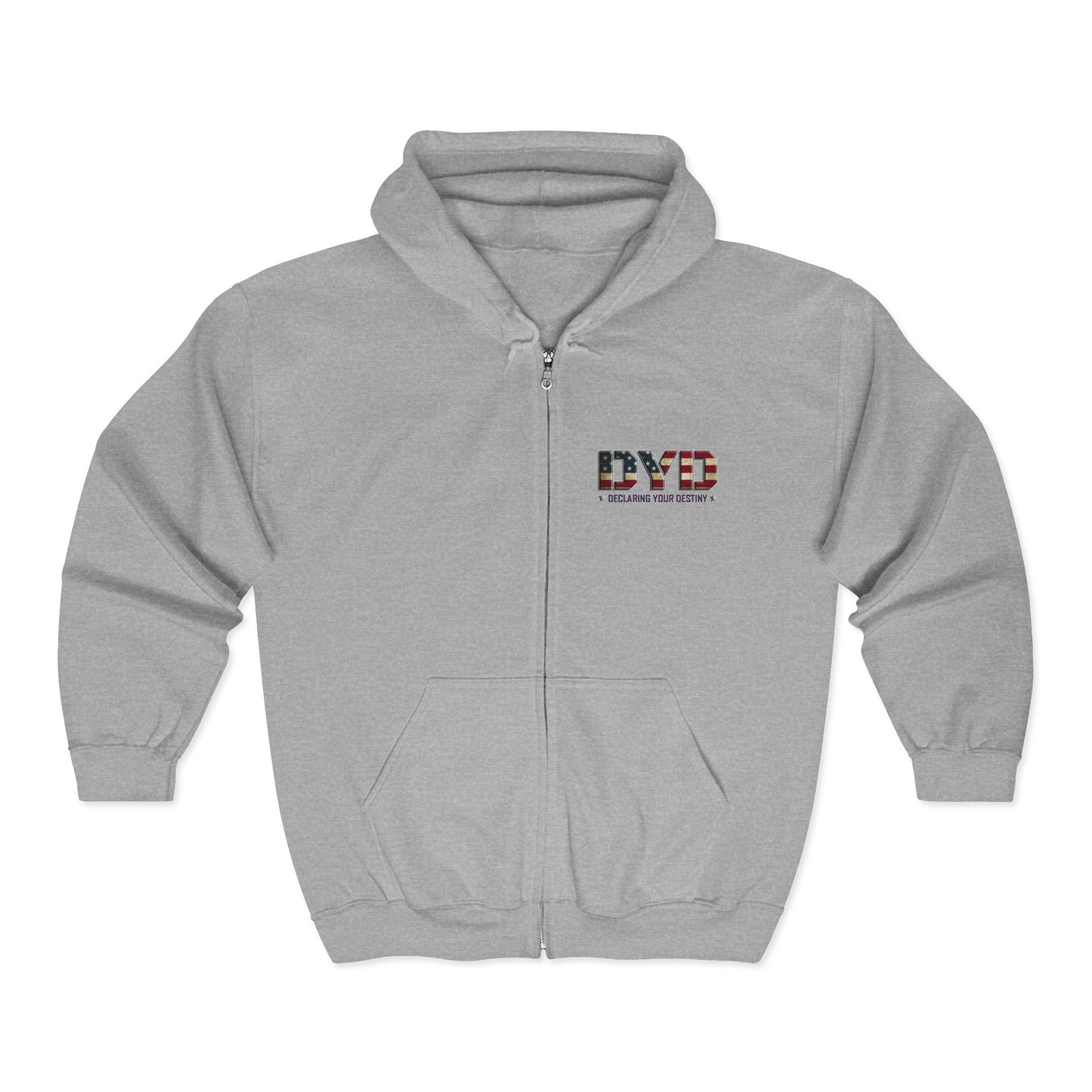 DYD USA/Freedom Is Coming  2 Sided Full-Zip Sweatshirt