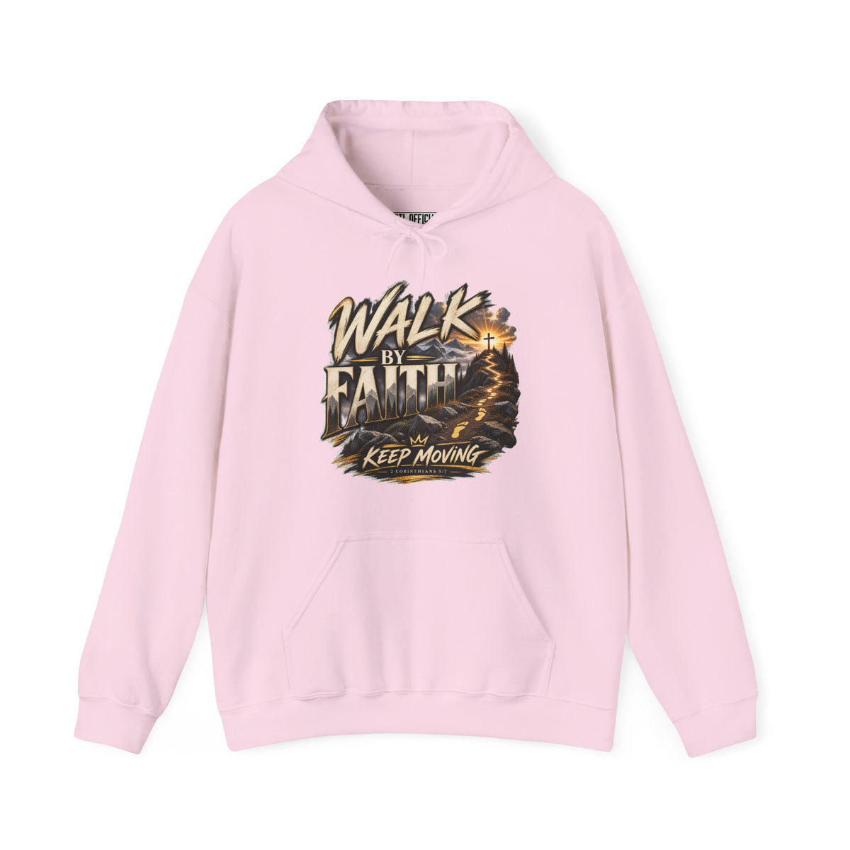 Walk by Faith – Keep Moving Christian Hoodie