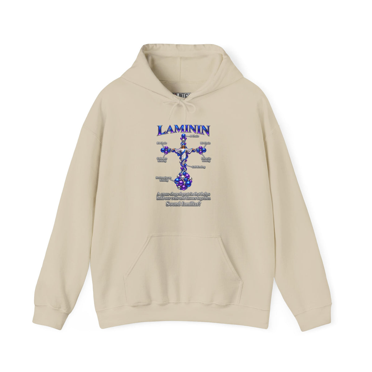 LAMININ Cross Design – Christian Hoodie