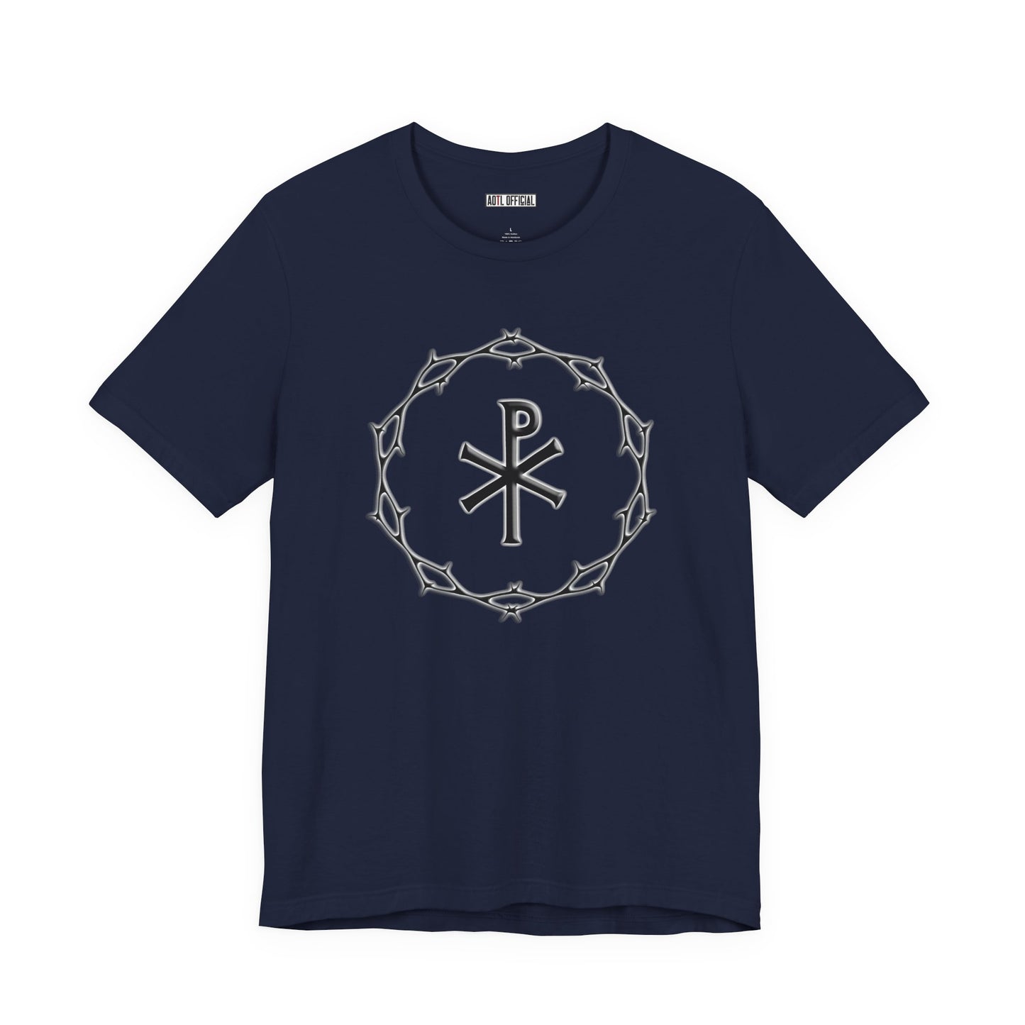 Circle of Thorns & Chi-Rho Unisex Jersey Short Sleeve Tee
