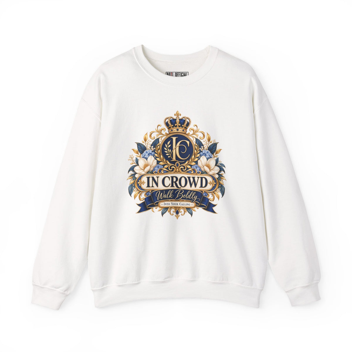 In Crowd – Walk Boldly Christian Sweatshirt