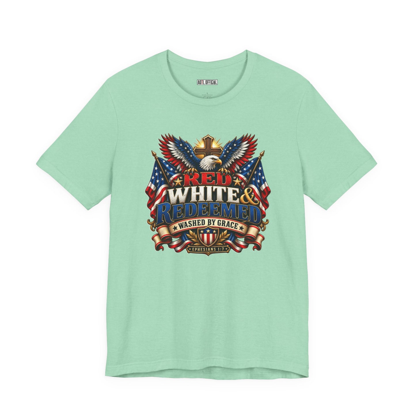 Red, White & Redeemed Christian T-shirt