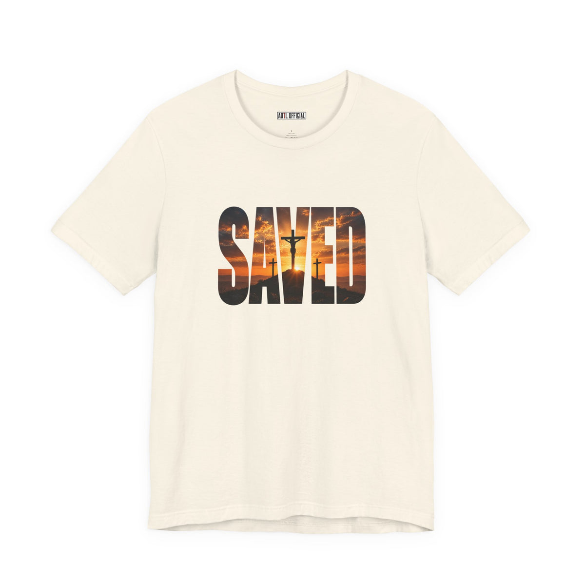 Saved — By the Cross Christian T-shirt