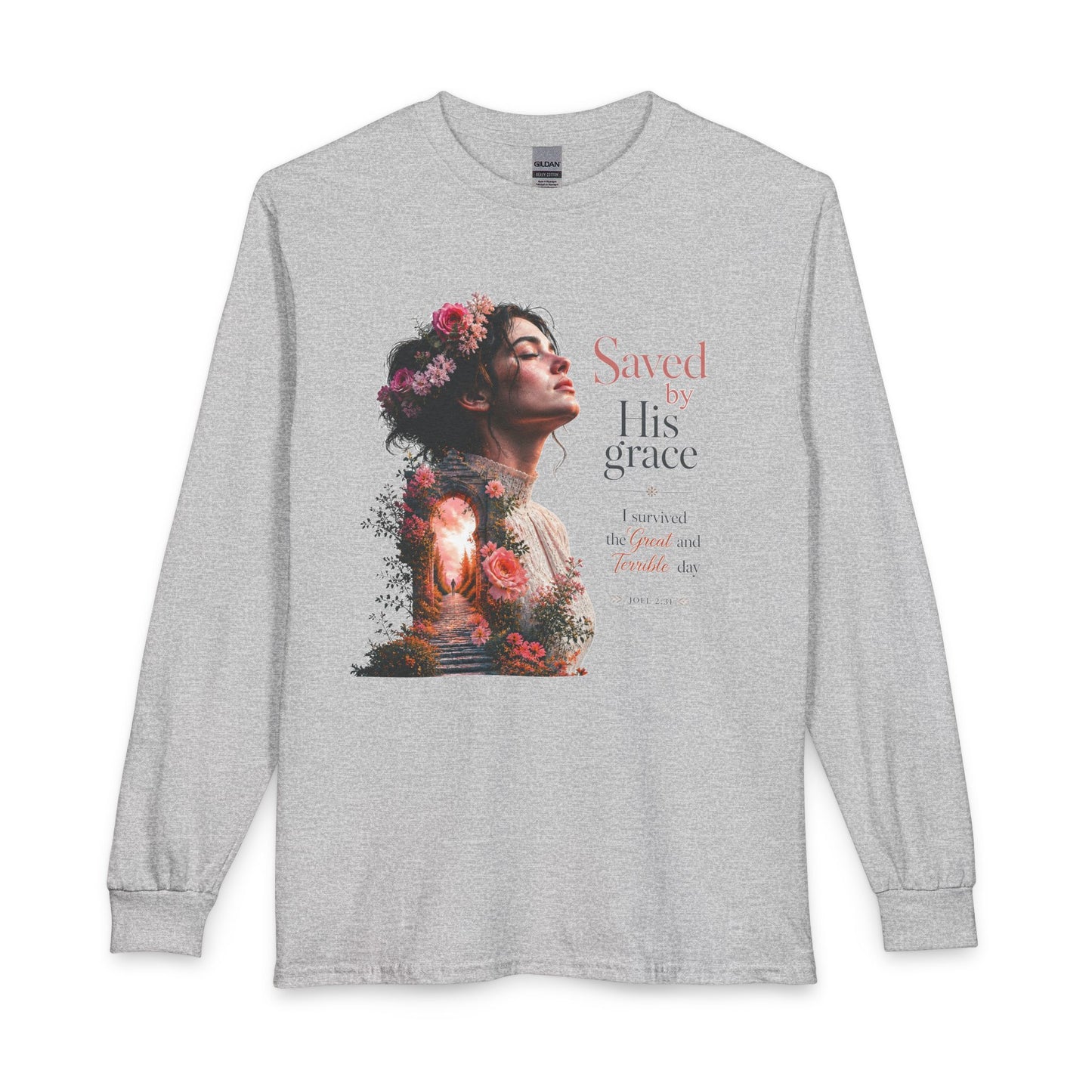 Pathway of Grace – I Survived the Great and Terrible Day (Joel 2:31) Christian Long Sleeve Shirt