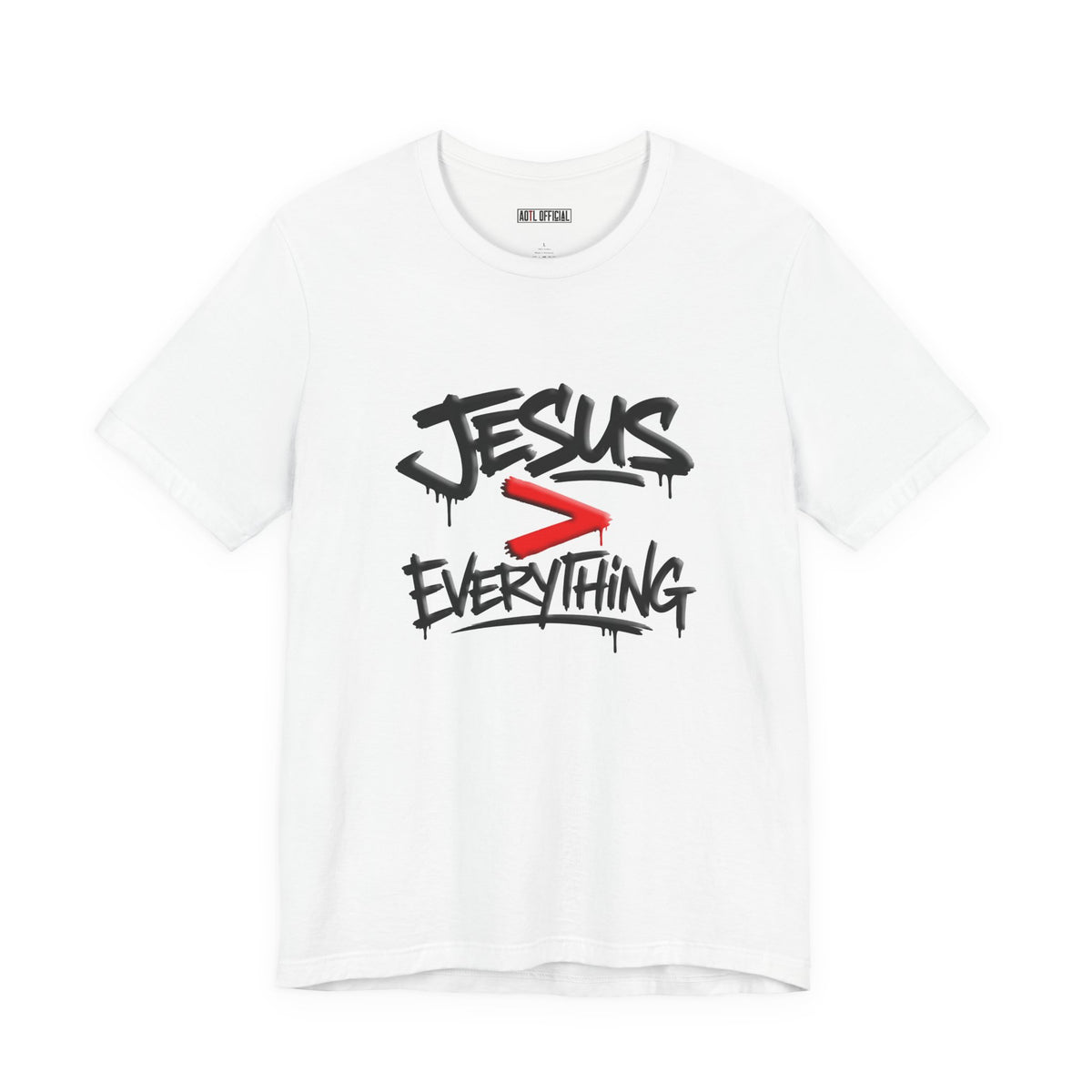 Jesus > Everything unisex Christian t-shirt faith-inspired design
