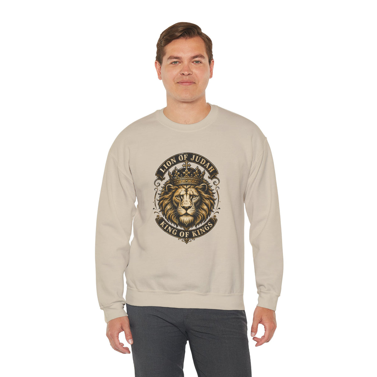 Lion of Judah – King of Kings Christian  Sweatshirt