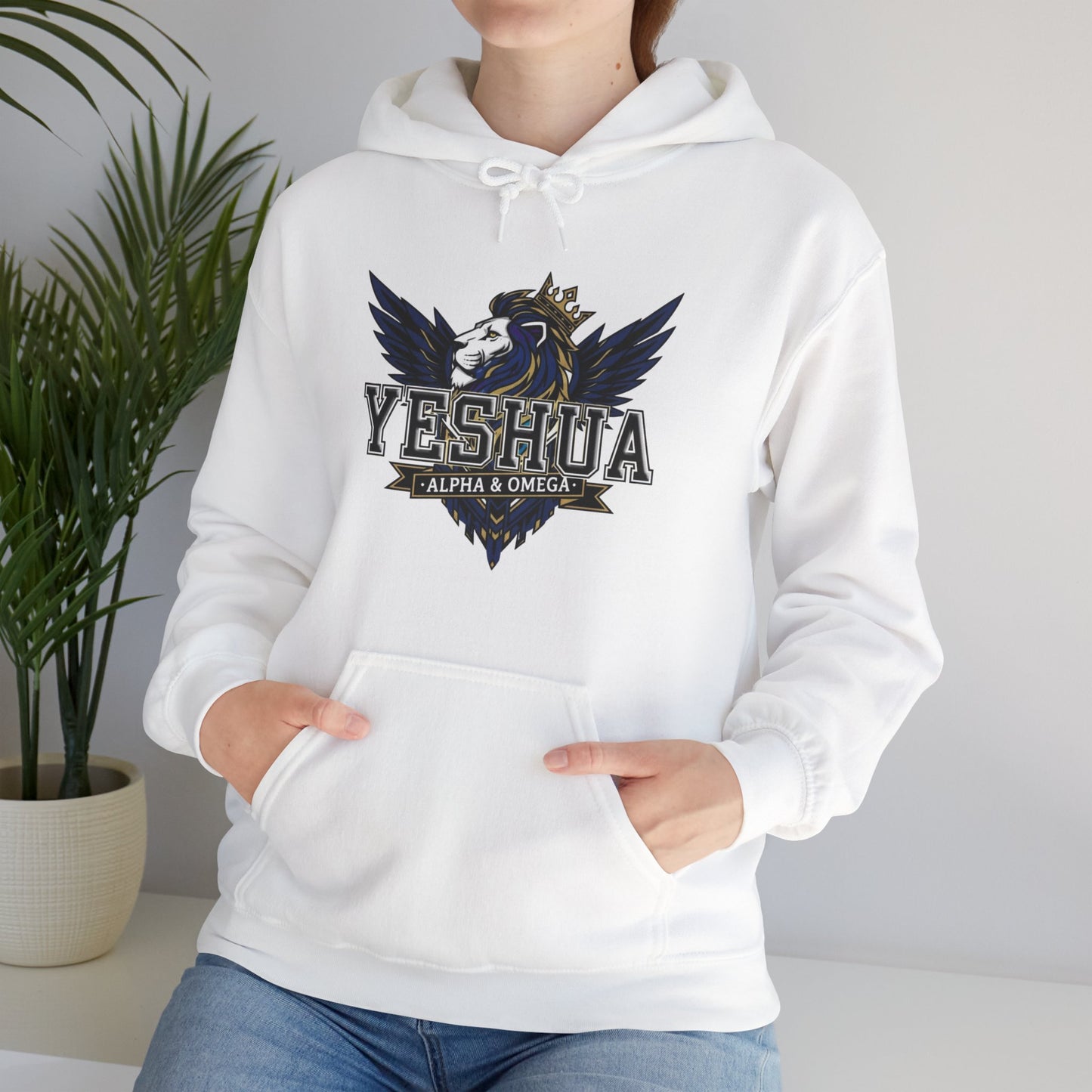 Yeshua: Lion of Judah Reigns Christian Hoodie