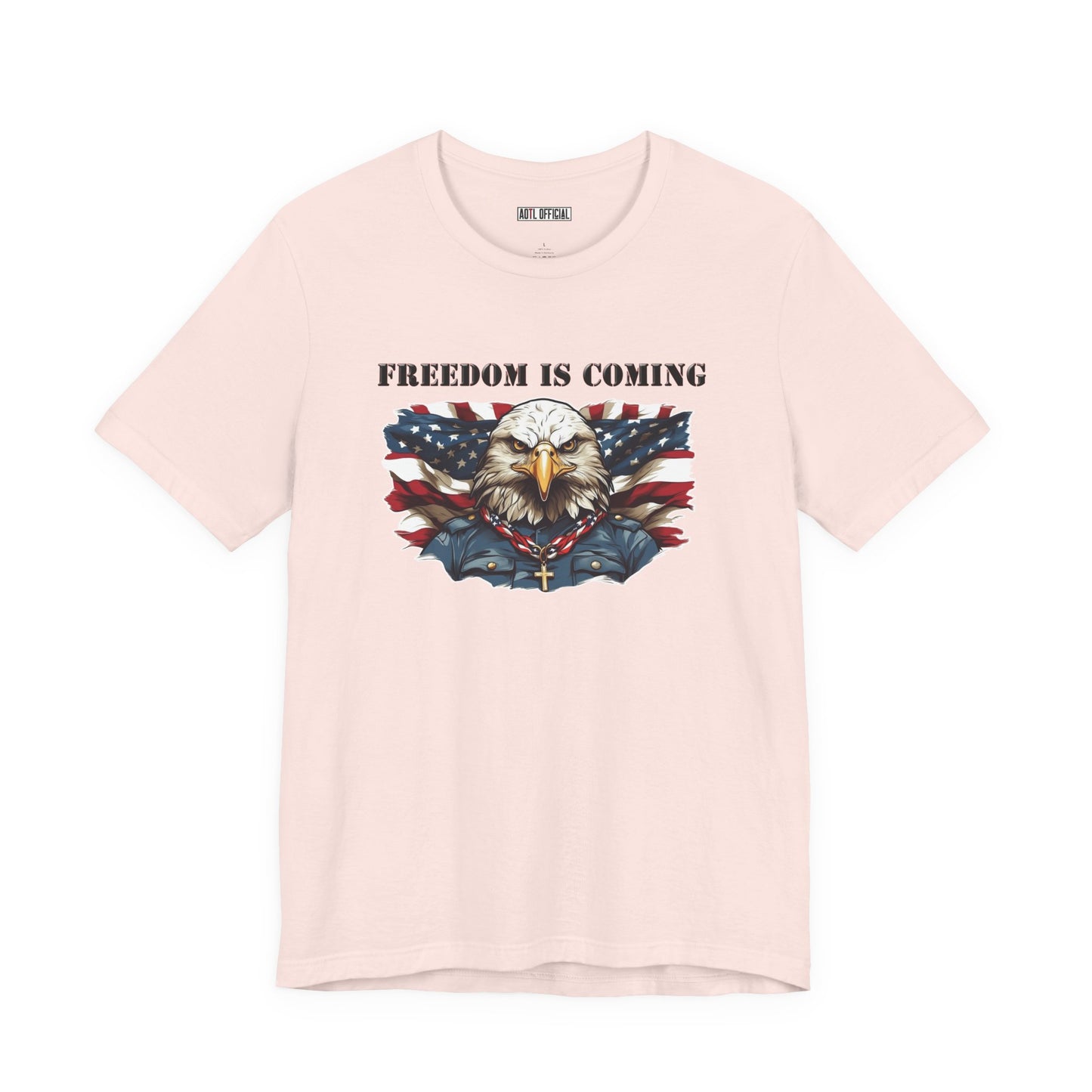 Freedom Is Coming Christian Patriotic Design