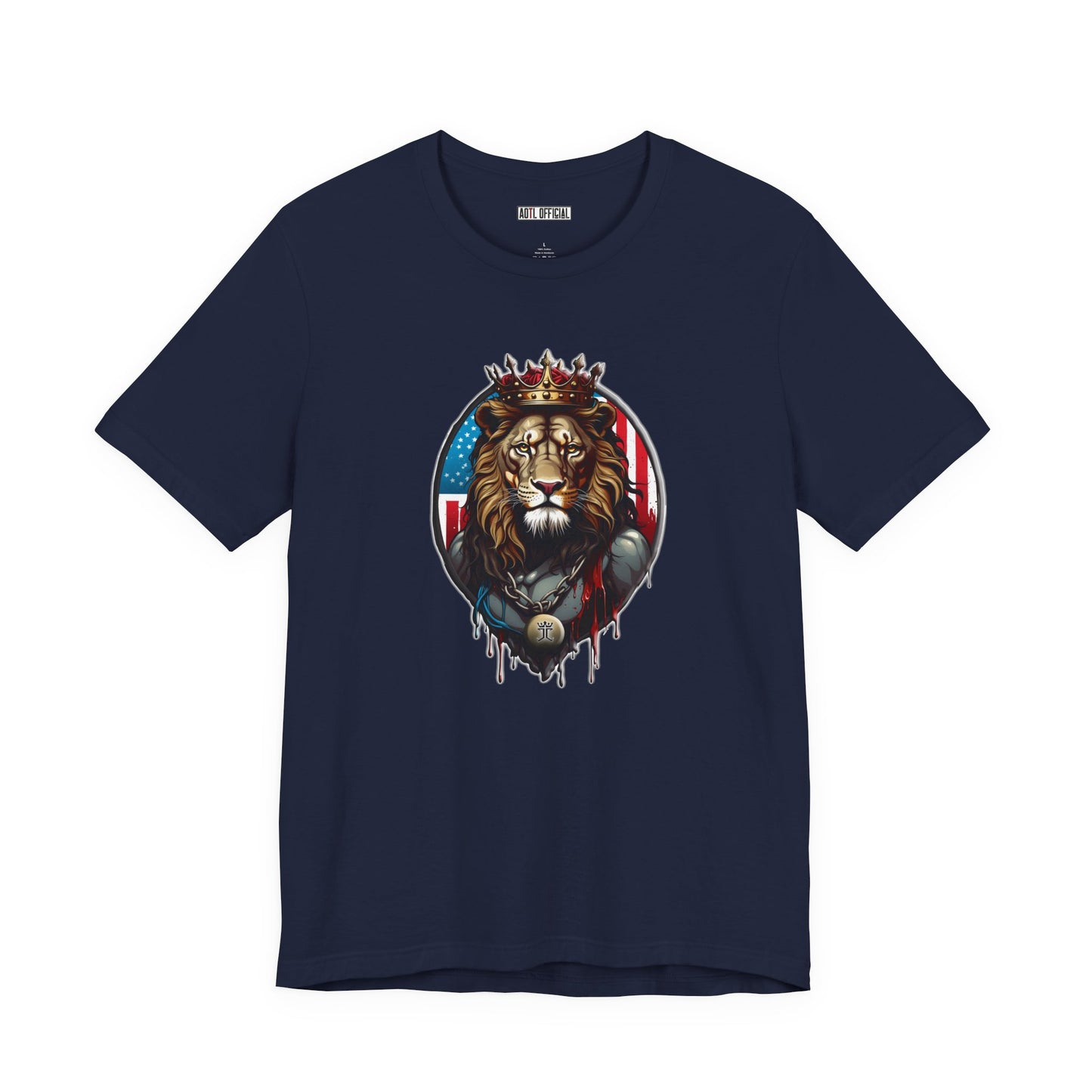Royal Majesty: Lion of Judah Crowned  Unisex Short Sleeve Tee