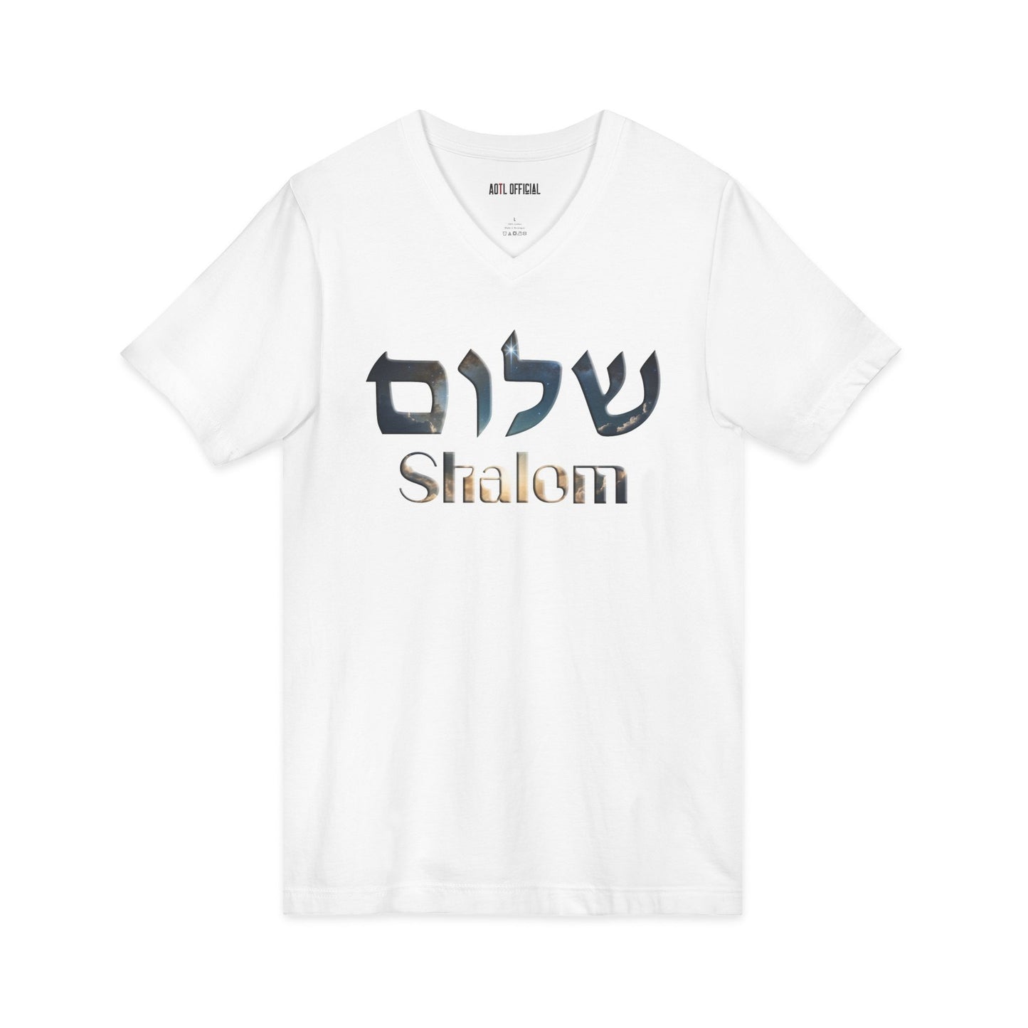 Shalom  V-Neck Tee