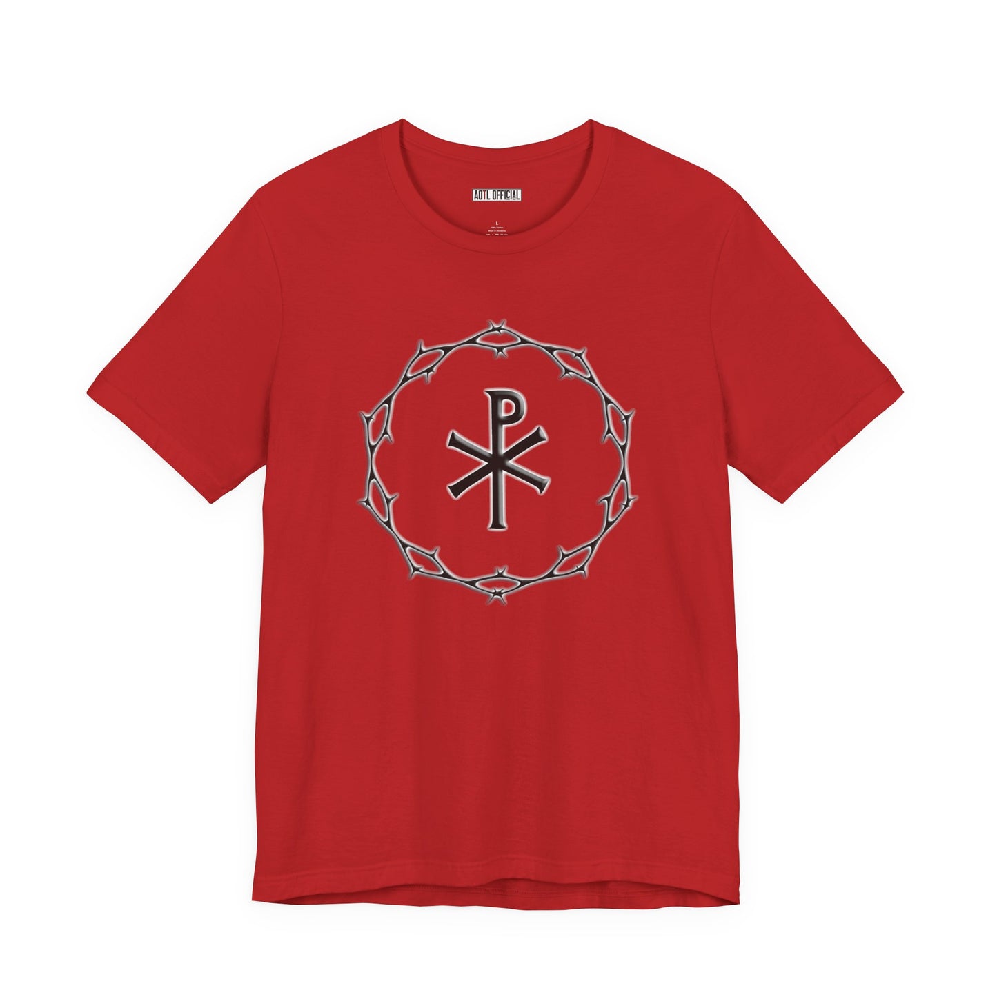 Circle of Thorns & Chi-Rho Unisex Jersey Short Sleeve Tee