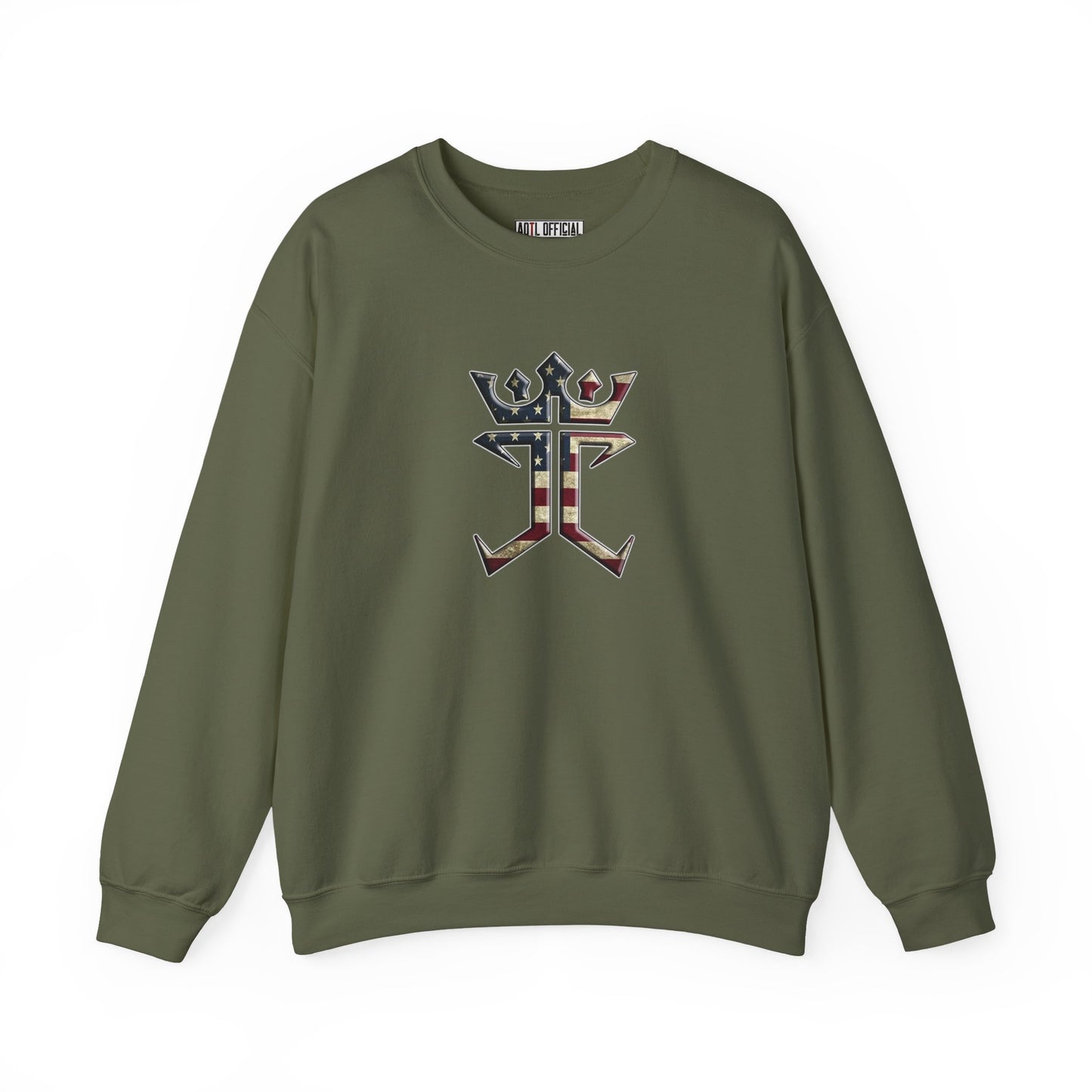 Jesus Christ is King of the USA Vintage Unisex Heavy Blend™ Crewneck Sweatshirt