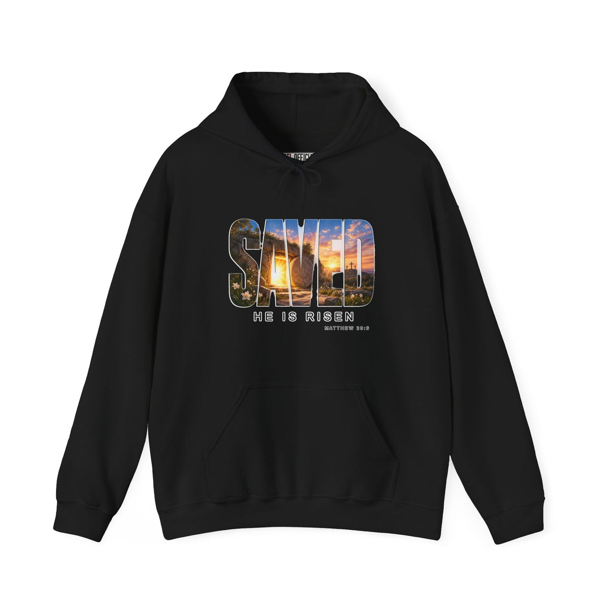 Saved-He Is Risen Christian Hoodie