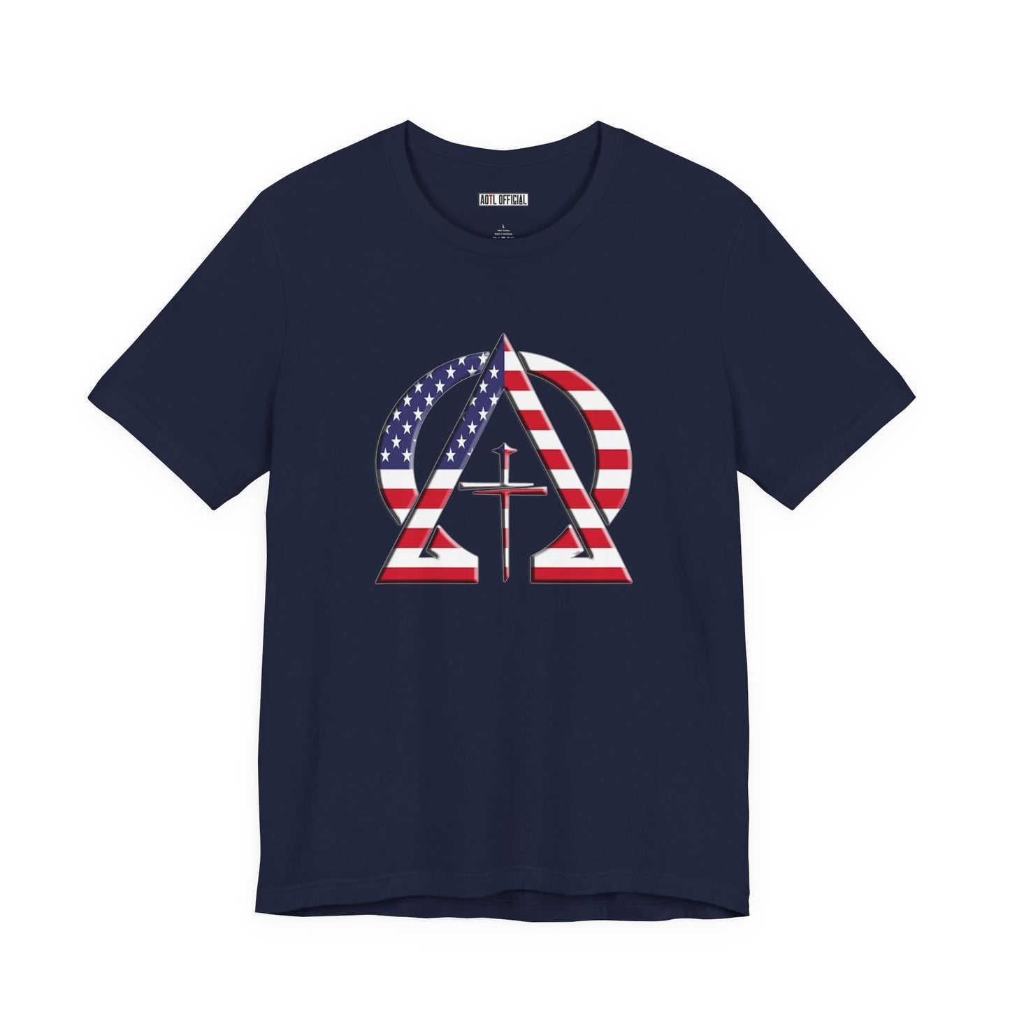 Alpha & Omega United States Of America Unisex Short Sleeve Tee