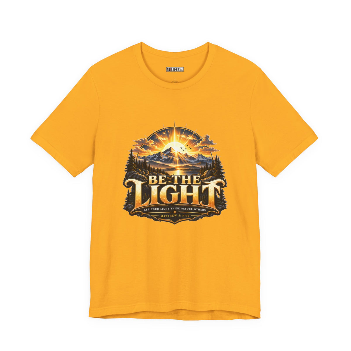 Be the Light – Matthew 5:14-16 Christian T-shirt