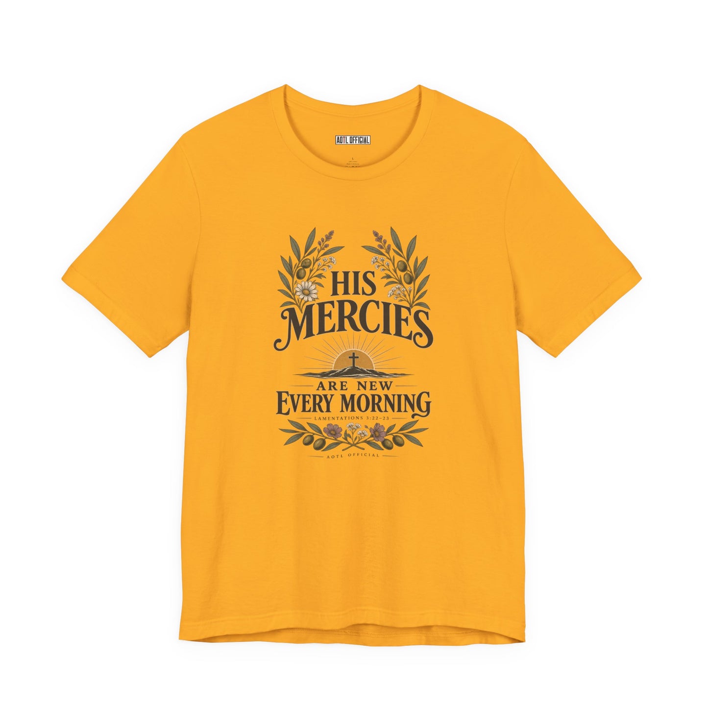 His Mercies Are New Every Morning Christian T-shirt