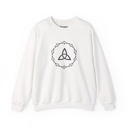 Circle of Thorns & Trinity Knot Unisex Heavy Blend™ Crewneck Sweatshirt