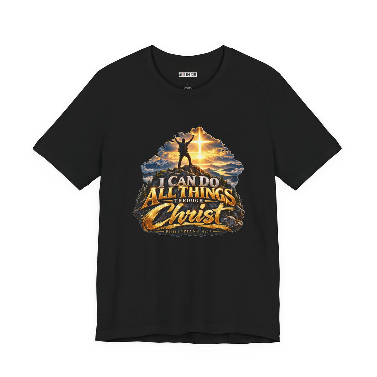 I Can Do All Things Through Christ – Philippians 4:13 Victory Design Christian T-shirt